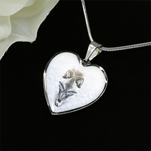 Load image into Gallery viewer, 18K White Wolf Gold Necklace