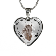 Load image into Gallery viewer, 18K Horse Gold Necklace Custom Engraved
