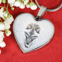 Load image into Gallery viewer, 18K White Wolf Gold Necklace