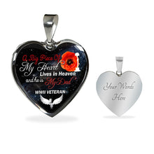 Load image into Gallery viewer, A Big Piece Of My Heart Necklace For Dads - Gift For Dads, Gift Idea For Dads. Custom Engraved