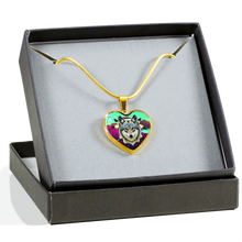 Load image into Gallery viewer, 18K Wolf Gold Necklace Custom Engraved
