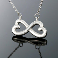 Load image into Gallery viewer, 21St Birthday Gift Infinity Hearts Necklace Your Future Will Be Bright Happy Birthday