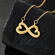 Load image into Gallery viewer, 21St Birthday Gift Infinity Hearts Necklace Your Future Will Be Bright Happy Birthday