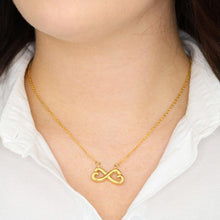 Load image into Gallery viewer, *Gf072* Gift For Girlfriend - Heart-Shaped Infinity Symbol Necklace