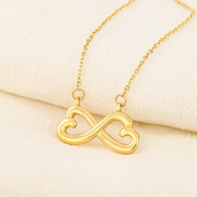 Load image into Gallery viewer, *Gf030* Gift For Girlfriend - Heart-Shaped Infinity Symbol Necklace