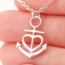 Load image into Gallery viewer, 24Th Birthday Gift Best Wishes Anchor Necklace