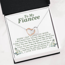 Load image into Gallery viewer, **Fe007 -  Interlocked Necklace With Box Insert / Gift For Fiancee