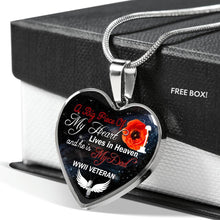 Load image into Gallery viewer, A Big Piece Of My Heart Necklace For Dads - Gift For Dads, Gift Idea For Dads. Custom Engraved
