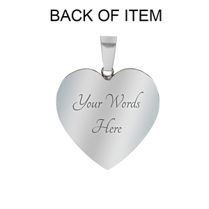 18K German Shepherd Mom Necklace Custom Engraved