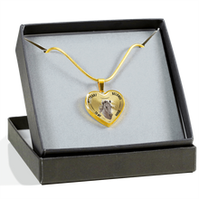 Load image into Gallery viewer, 18K Horse Gold Necklace Custom Engraved
