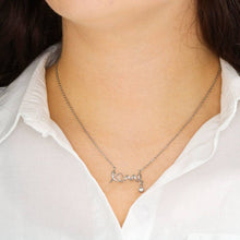 Load image into Gallery viewer, A Truly Great Mentor 2 Scripted Love Necklace
