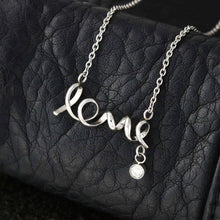 Load image into Gallery viewer, A Truly Great Mentor 2 Scripted Love Necklace
