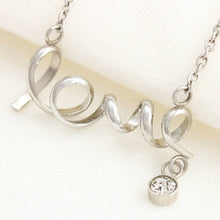 Load image into Gallery viewer, A Truly Great Mentor 2 Scripted Love Necklace

