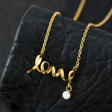 Load image into Gallery viewer, A Truly Great Mentor 2 Scripted Love Necklace
