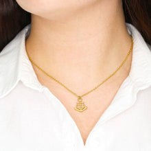 Load image into Gallery viewer, A Truly Great Mentor 2 Anchor Necklace
