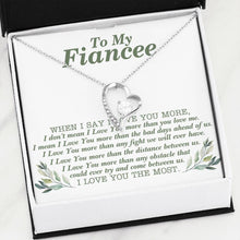 Load image into Gallery viewer, **Fe007 - Heart Necklace With Box Insert / Gift For Fiancee
