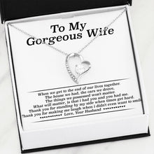 Load image into Gallery viewer, **Wf019 - Heart Necklace With Box Insert / Gift For Wife
