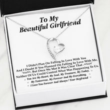 Load image into Gallery viewer, **Gf030 - Heart Necklace With Box Insert / Gift For Girlfriend
