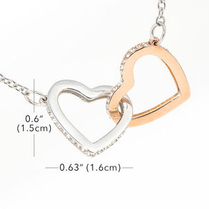 **Wf084- Interlocked Necklace With Box Insert / Gift For Wife