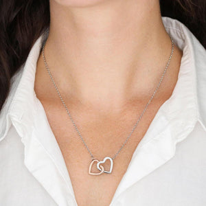 **Wf084- Interlocked Necklace With Box Insert / Gift For Wife