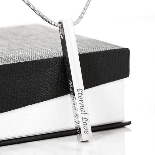 ShineOn Fulfillment Jewelry 4 Sided Stick Necklace