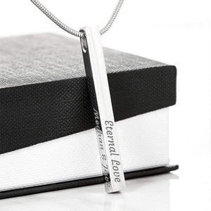 ShineOn Fulfillment Jewelry 4 Sided Stick Necklace
