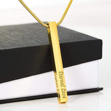 Load image into Gallery viewer, ShineOn Fulfillment Jewelry 4 Sided Stick Necklace
