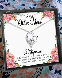 A Stepmom Is So Much More Then Just A Parent - Heart Pendant Necklace